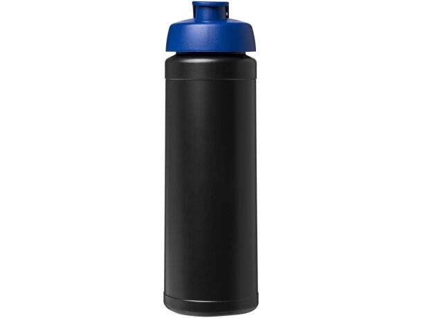 Baseline® Plus Bidón deportivo con Tapa Flip de 750 ml personalizado negro intenso/azul