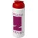 Baseline® Plus Bidón deportivo con Tapa Flip de 750 ml personalizado blanco/rojo