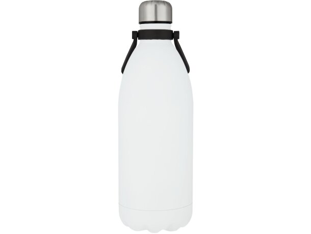 Botellas personalizadas Cove 1500ml acero inoxidable sin BPA ni ftalatos Blanco detalle 2