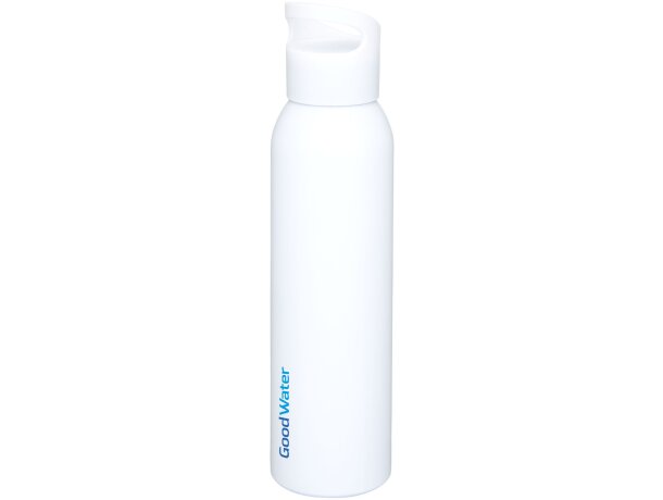 Bidón deportivo de 650 ml personalizado blanco