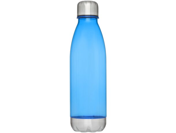 Bidón deportivo de 685 ml de Tritan™ personalizado azul real transparente