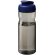 Bidón deportivo de 650 ml con tapa Flip personalizado carbón/azul