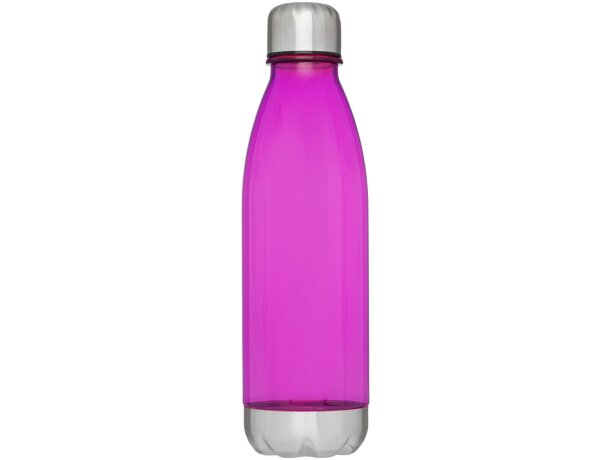 Bidón deportivo de 685 ml de Tritan™ personalizado rosa transparente