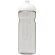 H2O Active® Base Bidón deportivo e infusor con Tapa Dome de 650 ml personalizado transparente/blanco