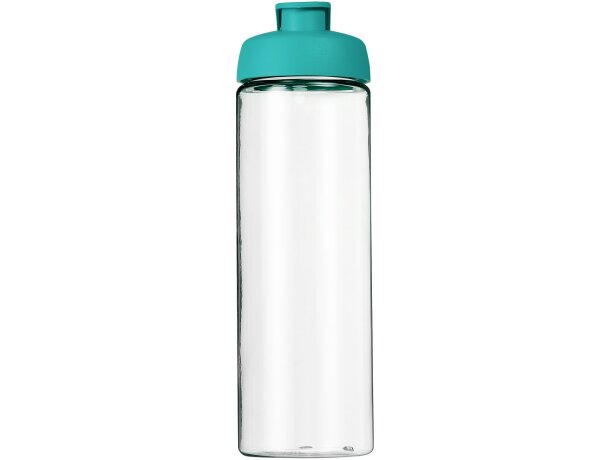 H2O Active® Vibe Bidón deportivo con tapa Flip de 850 ml personalizado transparente/azul aqua