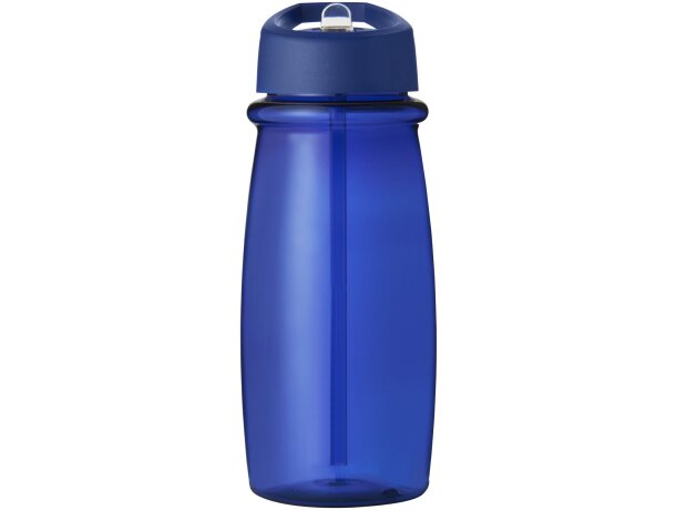 H2O Active® Pulse Bidón deportivo con tapa con boquilla de 600 ml personalizado azul