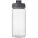 Bidón deportivo con tapa Flip de 600 ml personalizado transparente claro/gris