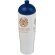 H2O Active® Tempo Bidón deportivo con Tapa Dome de 700 ml personalizado blanco/azul