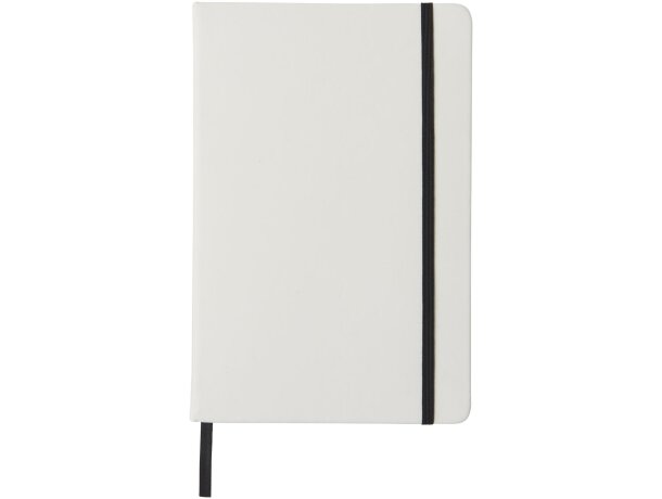 Libreta A5 blanca con cinta de color Spectrum barata