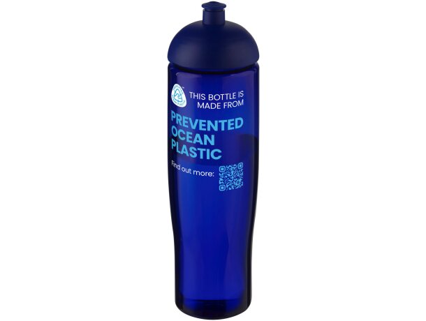 Bidón deportivo con tapa Dome de 700 ml personalizado azul/azul