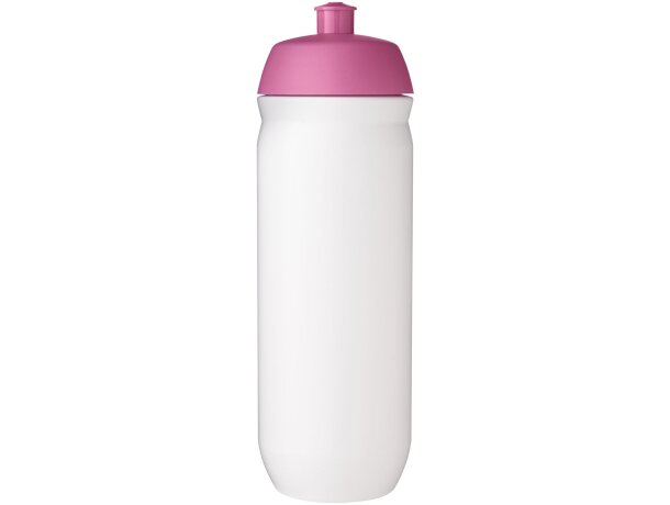 Bidón deportivo de 750 ml &quot;HydroFlex&quot; personalizado magenta/blanco