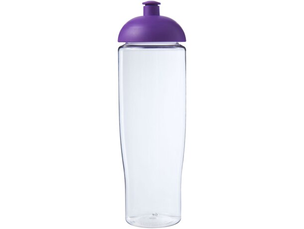 H2O Active® Tempo Bidón deportivo con Tapa Dome de 700 ml personalizado transparente/morado