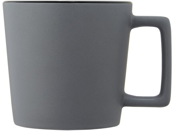 Tazas sublimadas cerámica Cali Negro intenso/gris mate detalle 8