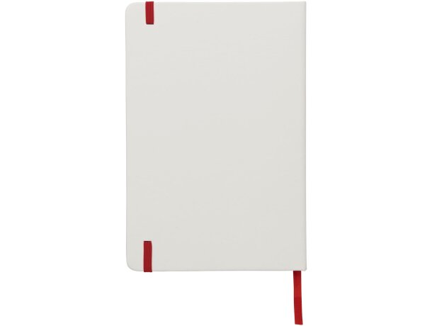 Libreta A5 blanca con cinta de color Spectrum economico