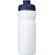 Baseline® Plus Bidón deportivo con tapa Flip de 650 ml personalizado blanco/azul