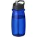 H2O Active® Pulse Bidón deportivo con tapa con boquilla de 600 ml personalizado azul/negro intenso