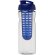 H2O Active® Base Bidón deportivo e infusor con Tapa Flip de 650 ml personalizado transparente/azul