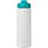 Baseline® Plus Bidón deportivo con Tapa Flip de 750 ml personalizado blanco/azul aqua