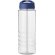 H2O Active® Treble Bidón deportivo con tapa con boquilla de 750 ml personalizado transparente/azul