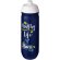 Bidón deportivo de 750 ml &quot;HydroFlex&quot; personalizado blanco/azul