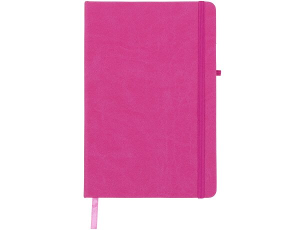 Libretas con banda elastica rivista diseño moderno tapa tactil elegante Magenta detalle 28