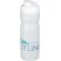 Baseline® Plus Bidón deportivo con tapa Flip de 650 ml personalizado transparente/blanco