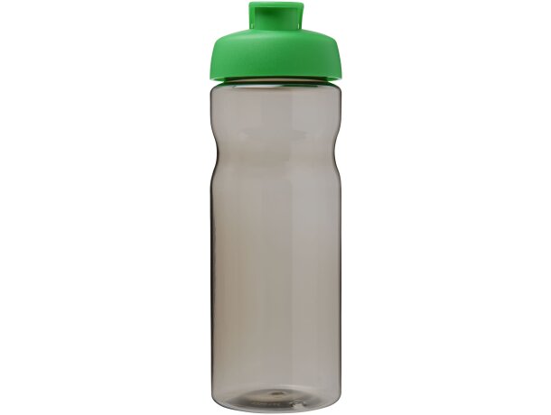 Bidón deportivo con tapa Flip de 650 ml personalizado verde brillante/carbón