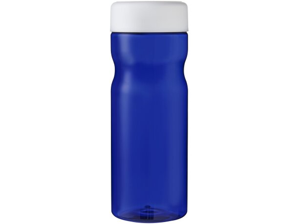 H2O Active® Eco Base Bidón deportivo con tapa de rosca de 650 ml personalizado azul/blanco