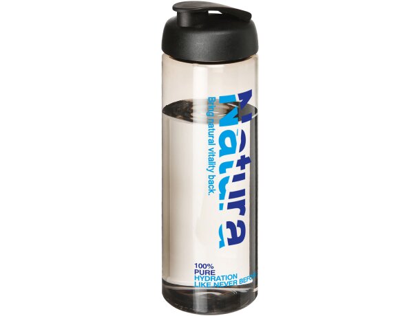 H2O Active® Vibe Bidón deportivo con tapa Flip de 850 ml personalizado carbón/negro intenso