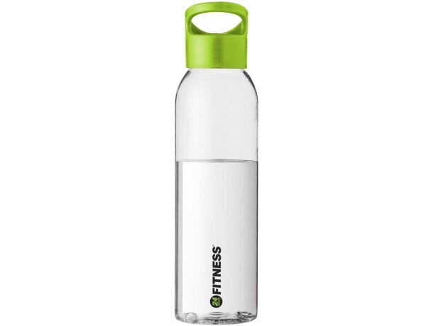 Bidón de Tritan™ de 650 ml colour-pop personalizado lima/transparente