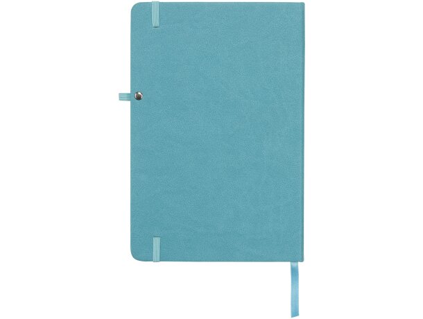 Libretas con banda elastica rivista diseño moderno tapa tactil elegante Azul aqua detalle 13