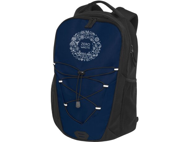 Mochilas de deporte promocional Trails para uso diario y actividades Azul marino/negro intenso detalle 16