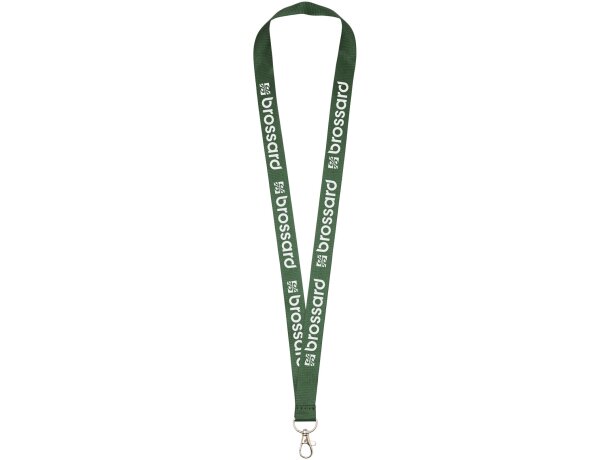 Lanyard coloridos con mosquetón práctico Impey y gran calidad Verde detalle 18