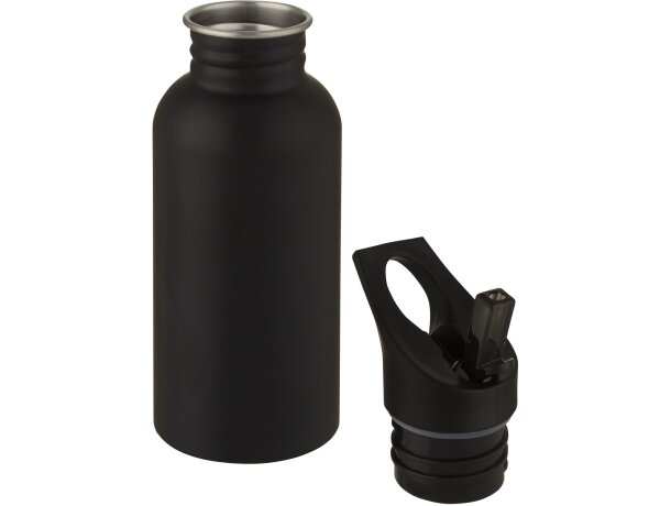 Bidón deportivo de 500 ml personalizado negro intenso