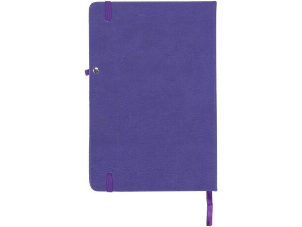 Libretas con banda elastica rivista diseño moderno tapa tactil elegante Morado detalle 34