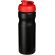 Baseline® Plus Bidón deportivo con tapa Flip de 650 ml personalizado negro intenso/rojo