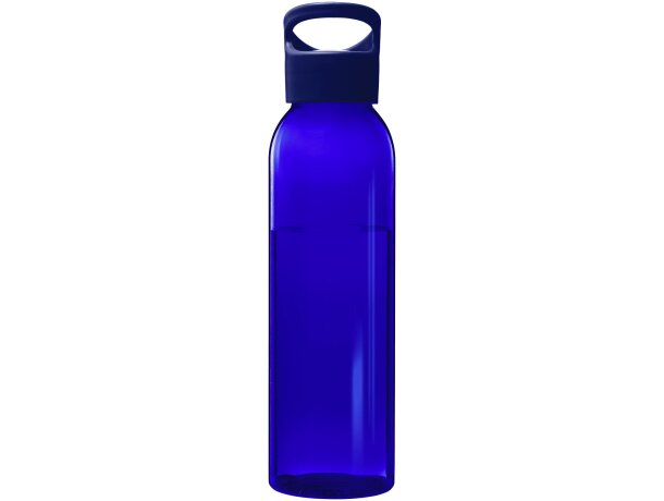 Botella de 650 ml con tapa de rosca personalizada barato azul real