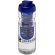 H2O Active® Base Bidón deportivo e infusor con Tapa Flip de 650 ml personalizado transparente/azul