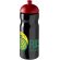 H2O Active® Base Bidón deportivo con Tapa Dome de 650 ml personalizado negro intenso/rojo