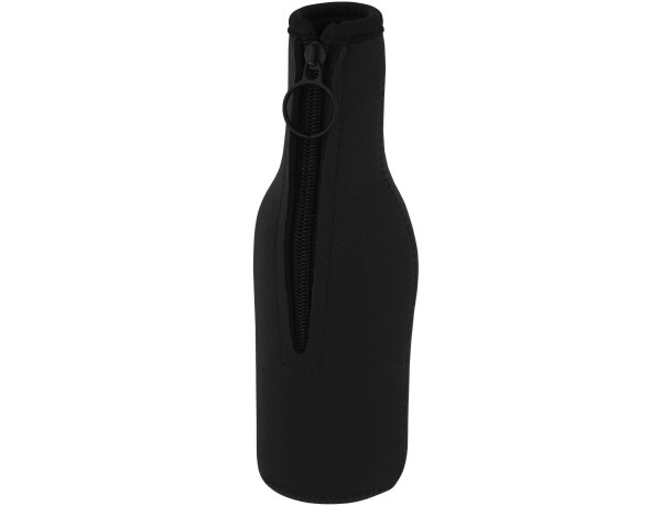 Botellas térmicas funda neopreno reciclado Fris se dobla cabe en bolsillo Negro intenso detalle 24