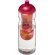 H2O Active® Base Bidón deportivo e infusor con Tapa Dome de 650 ml personalizado transparente/rosa