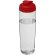 H2O Active® Tempo Bidón deportivo con Tapa Flip de 700 ml personalizado transparente/rojo