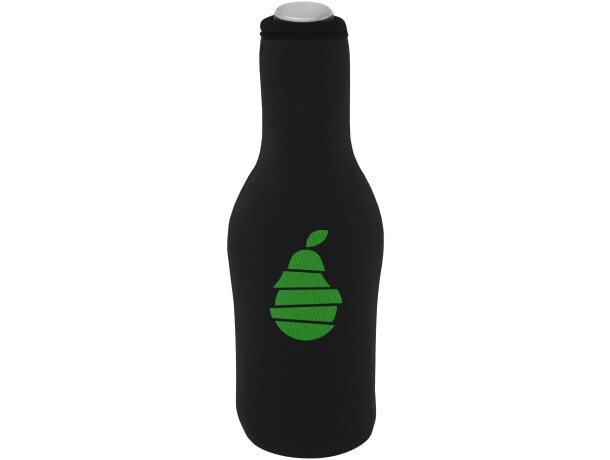 Botellas térmicas funda neopreno reciclado Fris se dobla cabe en bolsillo Negro intenso detalle 21