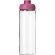 H2O Active® Vibe Bidón deportivo con tapa Flip de 850 ml personalizado transparente/rosa