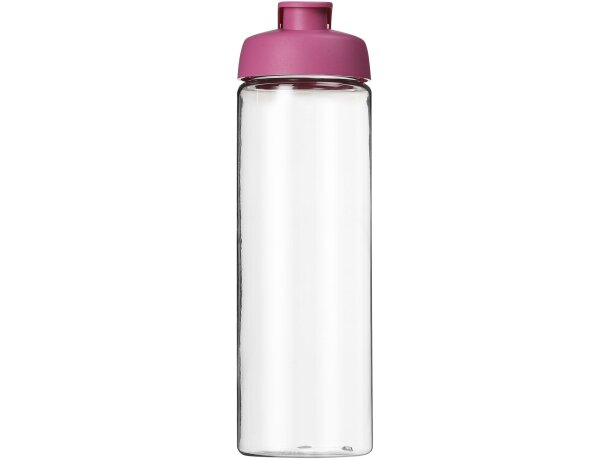 H2O Active® Vibe Bidón deportivo con tapa Flip de 850 ml personalizado transparente/rosa