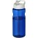 Bidón deportivo &quot;H2O Active® Base Tritan™&quot; de 650 ml personalizado azul/blanco