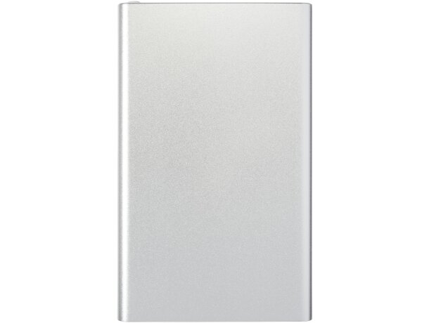 Powerbank delgada y ligera PEP con indicadores LED y 4000 mAh Plateado detalle 12