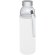 Bidón deportivo de vidrio de 500 ml personalizado blanco