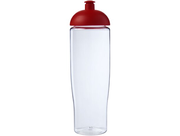 H2O Active® Tempo Bidón deportivo con Tapa Dome de 700 ml personalizado transparente/rojo