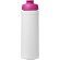 Baseline® Plus Bidón deportivo con Tapa Flip de 750 ml personalizado blanco/rosa